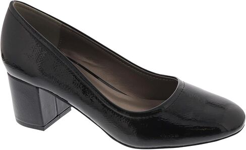 ARRAY Masseys Womens Daphne Block Heel Dress Pump 9 W Wide Black in Kuwait
