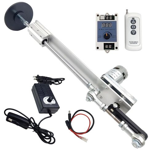 Reciprocating Cycle Linear Actuator Telescopic Motor 24V 120rpm High Torque Max 40lbs Stroke 1.18in-6in Adjustable,with Suction Cup,Speed Controller and Remote Control in Kuwait