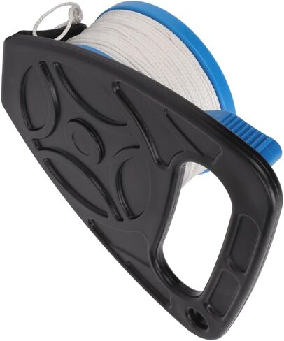 Diving Reel with 83m Nylon Line, Multi Purpose Anchor Rope Spool for Scuba Gear and Kayak Anchor System - Durable Construction, Smooth Line Release, Ideal for Scuba Diving (Blue Wheel) in Saudi Arabia
