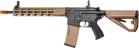 Arcturus التكتيكية LWT MK-III كاربين 12 "بوليمر - كهربائي كامل / شبه تلقائي / ثاني انفجار / ثالث انفجار / ثنائي / منحدر Airsoft AEG Sport SE Starter Pack أسود تان مع بطارية وشاحن in Kuwait