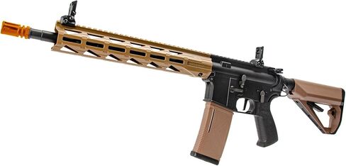 Arcturus التكتيكية LWT MK-III كاربين 12 "بوليمر - كهربائي كامل / شبه تلقائي / ثاني انفجار / ثالث انفجار / ثنائي / منحدر Airsoft AEG Sport SE Starter Pack أسود تان مع بطارية وشاحن in Kuwait