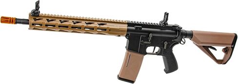 Arcturus التكتيكية LWT MK-III كاربين 12 "بوليمر - كهربائي كامل / شبه تلقائي / ثاني انفجار / ثالث انفجار / ثنائي / منحدر Airsoft AEG Sport SE Starter Pack أسود تان مع بطارية وشاحن in Kuwait