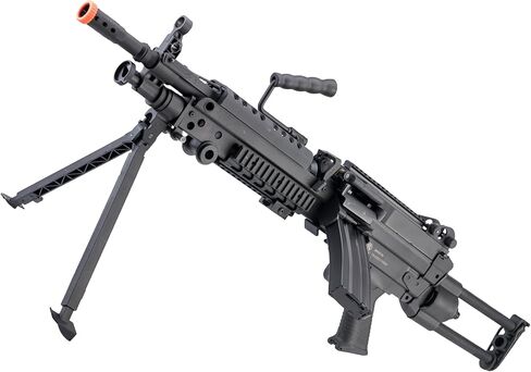 Evike Airsoft - Cybergun FN مرخص M249 Minimi Featherweight Airsoft LMG in Kuwait
