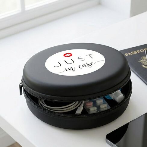 JUST in CASE Travel & Outdoor Emergency Kit Stickers 120 Pcs - 1.6" Round Labels for First Aid Bags, Car Survival Kit, Camping Gear, Hiking Backpacks in Saudi Arabia