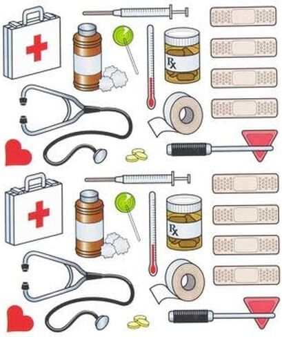 مجموعة من ورقتين - ملصقات Doctor Band AID Ouch in Kuwait