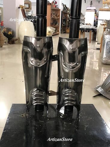 ARTIZANSTORE Medieval Knight Suit of Armor Medieval Blackened Steel LARP Dwarven Style Medieval Full Armor Suit Cosplay Halloween Suit Costume in Saudi Arabia