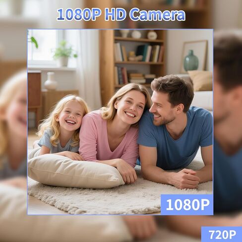 كاميرا أمنية داخلية ميني كاميرا لاسلكية منزل صغير في الهواء الطلق واي فاي كاميرات الحيوانات الأليفة 4K HD TINY NANNY CAM WIGH in Kuwait