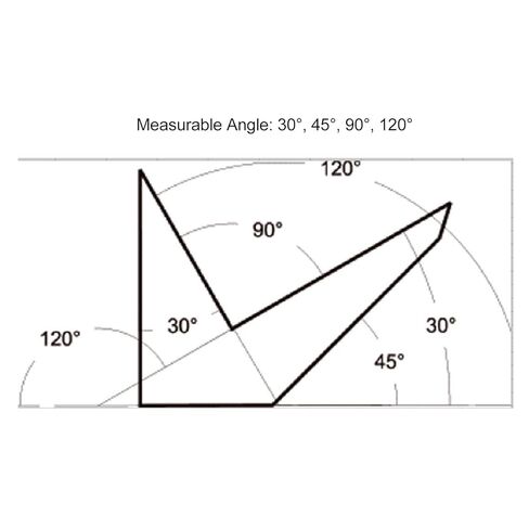 Fafeicy Multi Angle Miter Square Measurement Tool for Machinist Engineer Carbon Steel Base in Saudi Arabia