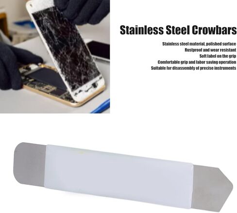 Stainless Steel Crowbars,5Pcs Stainless Steel Crowbars Pocket Flat Prying Sheet Kit for Instrument Disassembly BST‑001 in Saudi Arabia