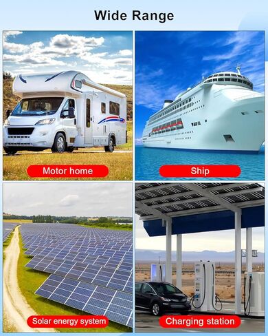 250Amp 58V DC Max MRBF مجموعة الصمامات الطرفية مناسبة للقوارب RVs الأنظمة الشمسية الزائد حماية ماس كهربائى للعاكسات شحن أكوام محركات التصيد، IP66 الصمامات للماء، 2 حزمة in Kuwait
