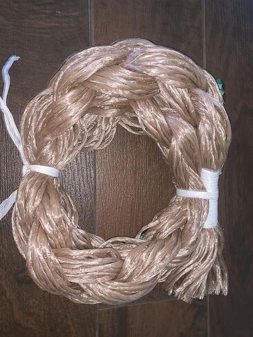 EPT Bull Ropes Adult Saddle Bronc Rein Extra Soft Black & Kelly Green Cord on Tan Poly 6' in Kuwait