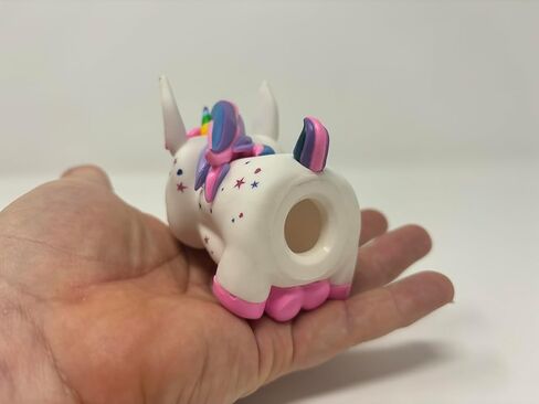 Unicorn Cover for Oral Syringe - Child-Friendly to Help Make the Medicine Go Down! Your Child Will Look Forward to Medicine Time. Fits Any Standard 10mL syringe (compatible 10mL syringe included). in Saudi Arabia