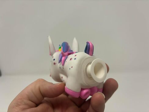 Unicorn Cover for Oral Syringe - Child-Friendly to Help Make the Medicine Go Down! Your Child Will Look Forward to Medicine Time. Fits Any Standard 10mL syringe (compatible 10mL syringe included). in Saudi Arabia