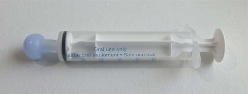 حقنة دواء سائلة عن طريق الفم من باكسا، 5 سم مكعب/5 مل 10/PK موزع جرعات طبية شفافة مع غطاء Exacta-Med BAXTER Comar خالٍ من اللاتكس in Kuwait