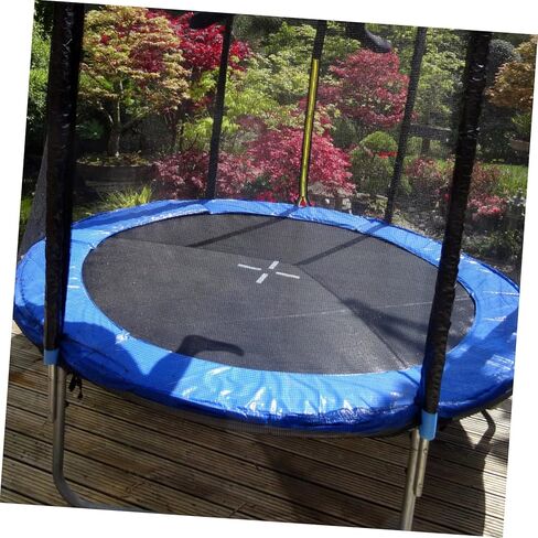 Trampoline Replacement Pad with Safety Foam Edge Guard Mat Uv-Resistant Outdoor Spring Cover Protector Easy Installation Protective Cushion for Trampolines Blue in Saudi Arabia