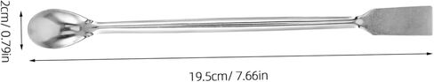 SHINEOFI Long Handle Lab Spoon: Stainless Steel Graphite Crucible Cleaning Precision Chemical Scooping and Laboratory Use Convenient Design in Saudi Arabia