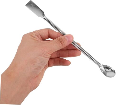 SHINEOFI Long Handle Lab Spoon: Stainless Steel Graphite Crucible Cleaning Precision Chemical Scooping and Laboratory Use Convenient Design in Saudi Arabia