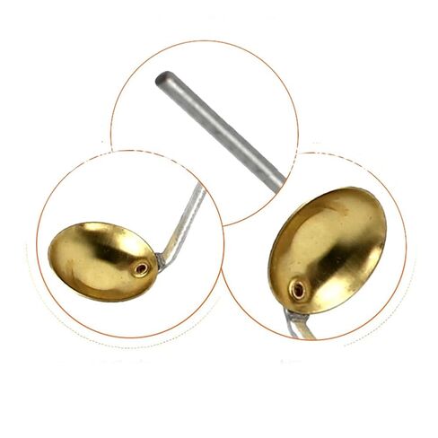 8Pcs 8.38 Inches Copper Lab Spoons Lab Sample Burning Heating Scoop Spoon with Long Handle Combustion Tools for Science Laboratory Chemistry Education Supplies Accessories in Saudi Arabia