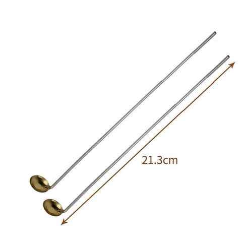 8Pcs 8.38 Inches Copper Lab Spoons Lab Sample Burning Heating Scoop Spoon with Long Handle Combustion Tools for Science Laboratory Chemistry Education Supplies Accessories in Saudi Arabia