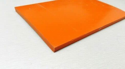 Silicone Rubber Sheet 6x10x 1/4 Thick High Temp Solid Red/Orange Grade 6" x 10" by JTS in Saudi Arabia