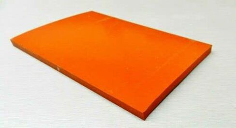 Silicone Rubber Sheet 6x10x 1/4 Thick High Temp Solid Red/Orange Grade 6" x 10" by JTS in Saudi Arabia