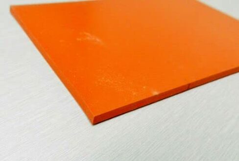 Silicone Rubber Sheet 6x10x 1/4 Thick High Temp Solid Red/Orange Grade 6" x 10" by JTS in Saudi Arabia