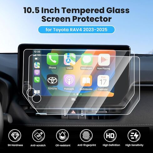 3PCS Screen Protector for 2025 2026 GMC Yukon 16.8 Inch Navigation + 11 Inch Dash + 8 Inch Rear Climate Control Screen, Tempered Glass Touchscreen Protector Navigation Screen Cover Protective Film in Kuwait