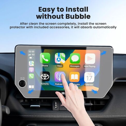 3PCS Screen Protector for 2025 2026 GMC Yukon 16.8 Inch Navigation + 11 Inch Dash + 8 Inch Rear Climate Control Screen, Tempered Glass Touchscreen Protector Navigation Screen Cover Protective Film in Kuwait