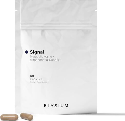 مكمل ELYSIUM Signal NMN - ثبت سريريًا أنه يدعم إنتاج NAD+، ووظيفة الميتوكوندريا والصحة الأيضية - أحادي نيوكليوتيد النيكوتيناميد ومجمع التنشيط SIRT3 - كمية تكفي لمدة 30 يومًا in Kuwait