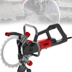 Toroidal Concrete Saw, Electric Concrete Cutter Saw w/Water Fed Dust Suppression, Electric Groove Cutting Machine Slotter Cutter for Granite (8800W) in Kuwait