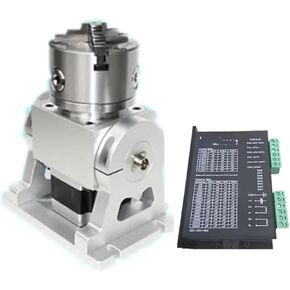 Motorized Rotary Positioning Stage High-Precision Rotary Table Marking Machine Rotary Fixture, Welding Machine Rotary Table, Engraving Machine Fourth indexing axis(1) in Kuwait