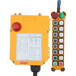 Single Speed F24-14S Driving Crane Industrial Wireless Remote Control 14 Channels 12V 220V 380V with Emergency Stop Radio Switch(AC 110V) in Kuwait