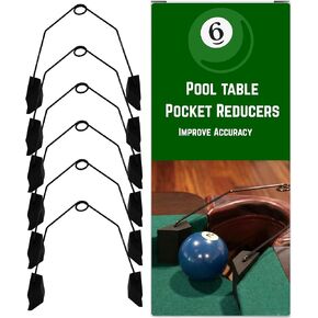 طاولة بلياردو مخفضات الجيب V2.0 | اتقن دقتك باستخدام أدوات تدريب البلياردو | 6 مجموعات متضمنة | إكسسوارات طاولات البلياردو | قم بتقليل حجم الجيب باستخدام أدوات تدريب البلياردو in Kuwait