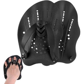 2 pcs Pro Swimming Hand Paddles - Enhance Strength & Speed, Ergonomic Design, Adjustable Straps in Kuwait