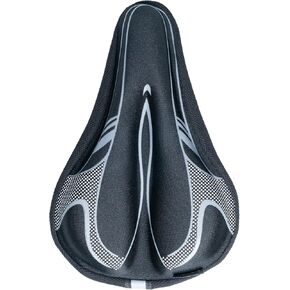 BraceUP Gel Bike Seat Cover for Women & Men, Padded Bicycle Seat Cushion with Extra Thick Silicone Sponge, Anti-Slip Design, for Stationary, Spin, and Indoor Cycling Bikes in Kuwait