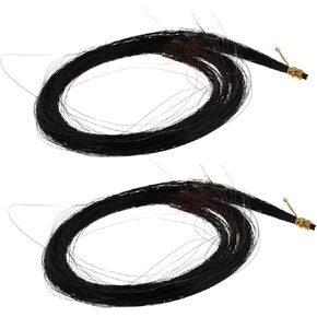 TOYANDONA 2pcs Portable Horse Hair for Bow Replacement Durable and Long-lasting Accessories for Home School and Practice Use in Kuwait