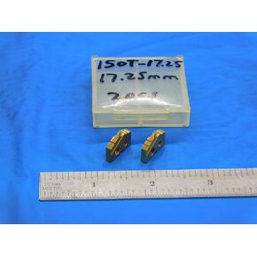 2pcs New AMEC 17.25mm Series #0 150T-17.25 TiN Coated Cobalt Spade Drill Inserts - DE1064AA3 in Kuwait