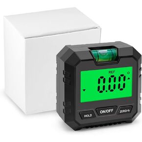 مقياس الميل الرقمي المصغر، مقياس الميل، المستوى 3 في 1، مقياس زاوية مكتشف الزاوية، مقياس شطبة 90 درجة، صندوق المستوى الرقمي لقياس مدى 4 × 90 درجة وتشغيله (مع البطاريات) in Kuwait