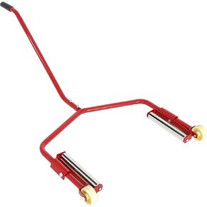 إطار دوللي سهل الرفع، عجلة إطار محمولة لشاحنة دوللي لمرآب ورشة العمل، أداة رفع وتركيب مريحة لمتاجر الإطارات بسعة 275 رطل (أحمر) in Kuwait