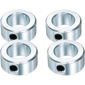 HQRP 4-Pack 3/4" أطواق عمود فولاذي صلب مع طلاء مطلي بالزنك - أطواق عمود متينة مناسبة للآلات والاستخدام الصناعي in Kuwait