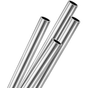 4-Pack 250mm 316 Stainless Steel Tube, 5mm OD 0.5mm Wall Thickness Seamless Stainless Steel Tubing for Construction/Machining/DIY Crafting, Metal Straight Pipe [0.2x0.02x9.8IN] in Kuwait