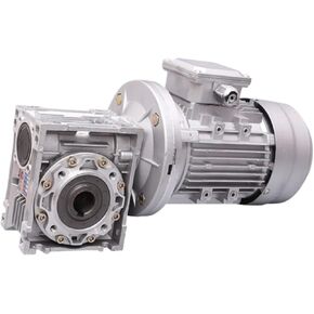 NMRV050 1:5/7.5/10/15/20/25/50/60/80/100 نسبة عمود الإدخال 19 مم أو 11 مم أو 14 مم خارج 90 درجة مخفض علبة التروس الدودية (نسبة 5-0.37 كيلو واط 71B5) in Kuwait