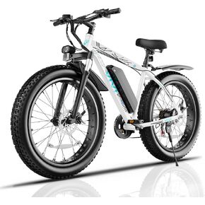 دراجة كهربائية Vivi F26FUL ذروة 1000 وات 26 بوصة × 4.0 دراجة كهربائية بإطارات دهنية مع بطارية قابلة للإزالة 48 فولت 13 أمبير، 7 سرعات، أعلى 26 ميل في الساعة، نظام تثبيت السرعة، حتى 60 ميلًا، معتمدة من SGS إلى UL2849 in Kuwait