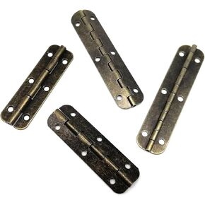 صندوق خشبي للمجوهرات من النحاس البرونزي العتيق المطول نافذة مفصلية مع مسامير 12 قطعة (65x15 مللي متر) in Kuwait