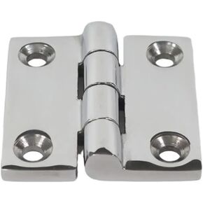 مفصلة مع 4 فتحات 316 بعقب من الفولاذ المقاوم للصدأ 38 مم 40 مم 50 مم طلاء مرآة شديد التحمل 1 قطعة (38-38-4 مم) in Kuwait