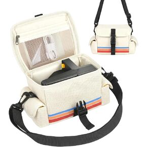 Portable Camera Carrying Case Compatible with Polaroid Now 2nd/3rd Gen I-Type/Now/Now+/ Onestep 2 VF/OneStep+, Instant Film Camera Crossbody Storage Bag with Mesh Pockets for Accessories(Case Only) in Kuwait