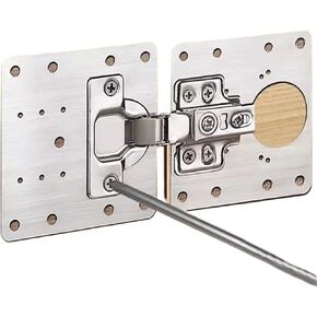 مفصلات من الفولاذ المقاوم للصدأ لوحة إصلاح مفصلات تركيب مع دعامة تثبيت مسطحة لولبية 2/4/6/10 قطعة (مجموعتان) in Kuwait