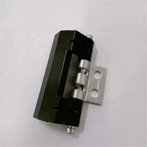 مفصلات قابلة للإزالة من سبائك الزنك، خزائن توزيع الطاقة، باب مخفي من نوع أوراق فضفاضة 2 قطعة (2PCS-Black-Zinc-A) in Kuwait