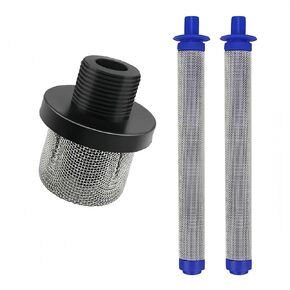 288716 & 288749 مجموعة فلتر ومصفاة بدون هواء - بديل لسلسلة Graco SG/SG Pro/X5/X7/ProX - مصفاة مدخل 3/4 بوصة وفلتر بندقية in Kuwait