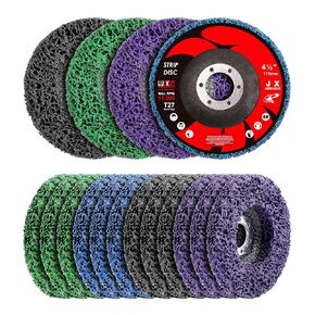 أقراص تجريد الطلاء لمطحنة الزوايا، 4-1/2 بوصة × 7/8 بوصة، 12 قطعة، عجلات إزالة الصدأ والطلاء متعددة الأسطح للمعادن والخشب in Kuwait